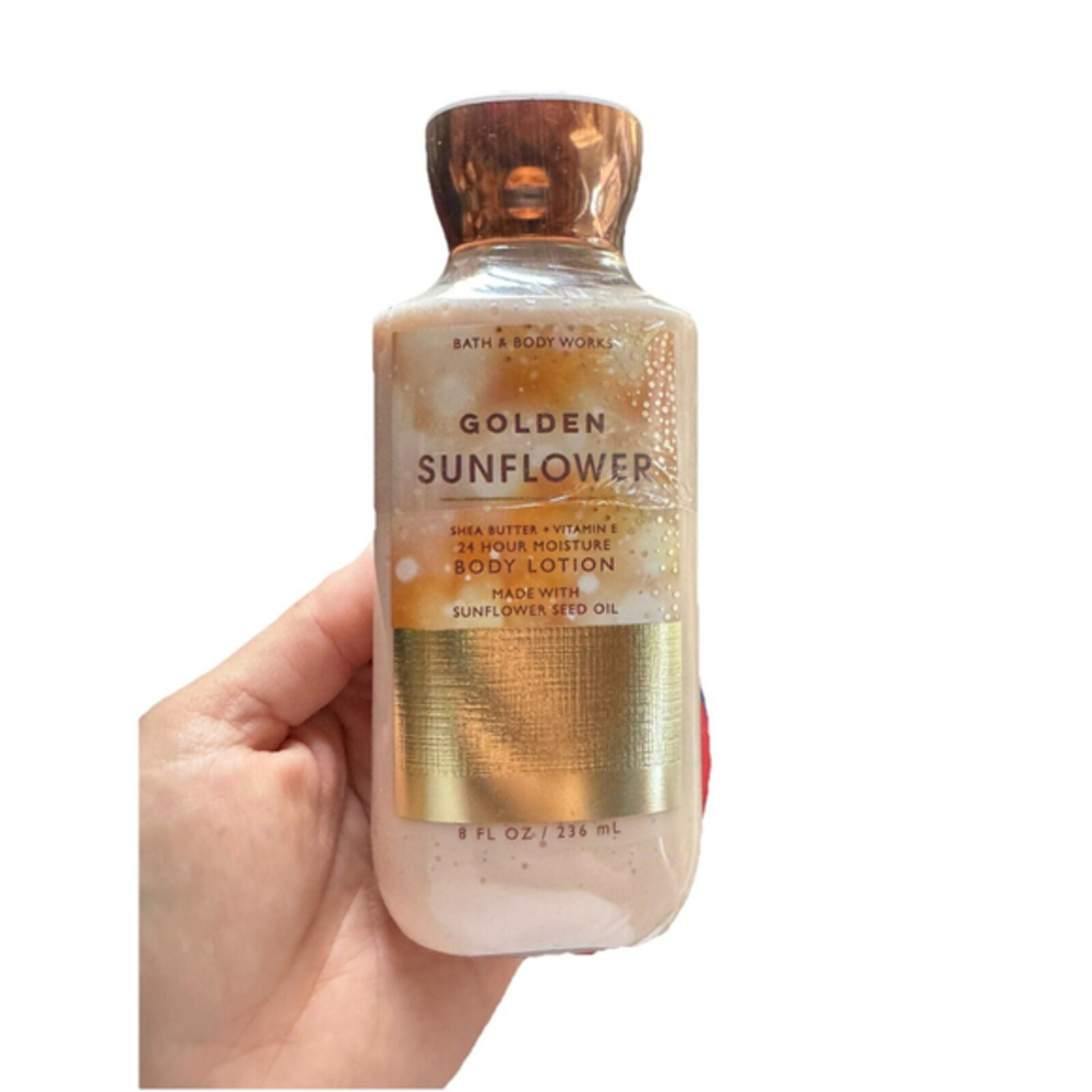 Bath And Body Works Golden Sunflower Shea Butter Vitamin E Body Lotion New